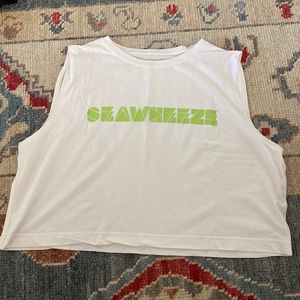 Lululemon Crop Tank Seawheeze 2019 size 8 RARE